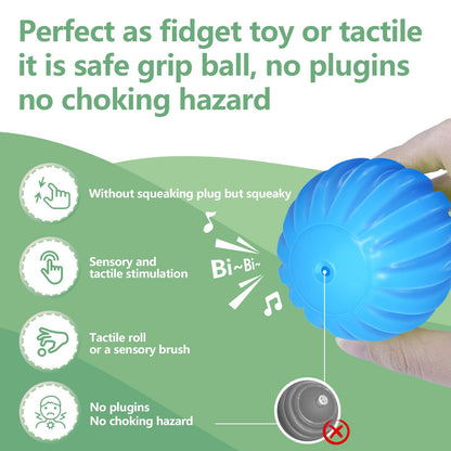 ROHSCE Sensory Balls for Baby Sensory Baby Toys 6 to 12 Months for Toddlers 1-3, Bright Color