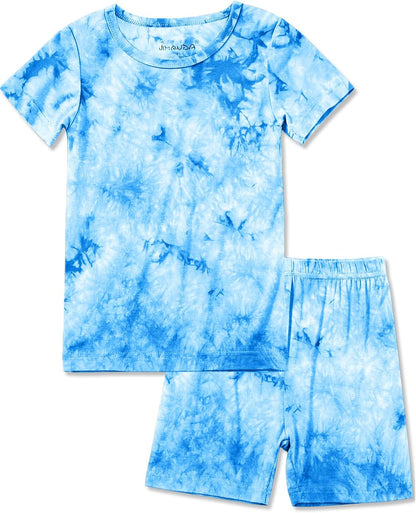 Jimonda Baby/Toddler Soft Sleepwear Short sleeve Kids Cool Pajama Outdoor 2-Piece Shirt&Shorts