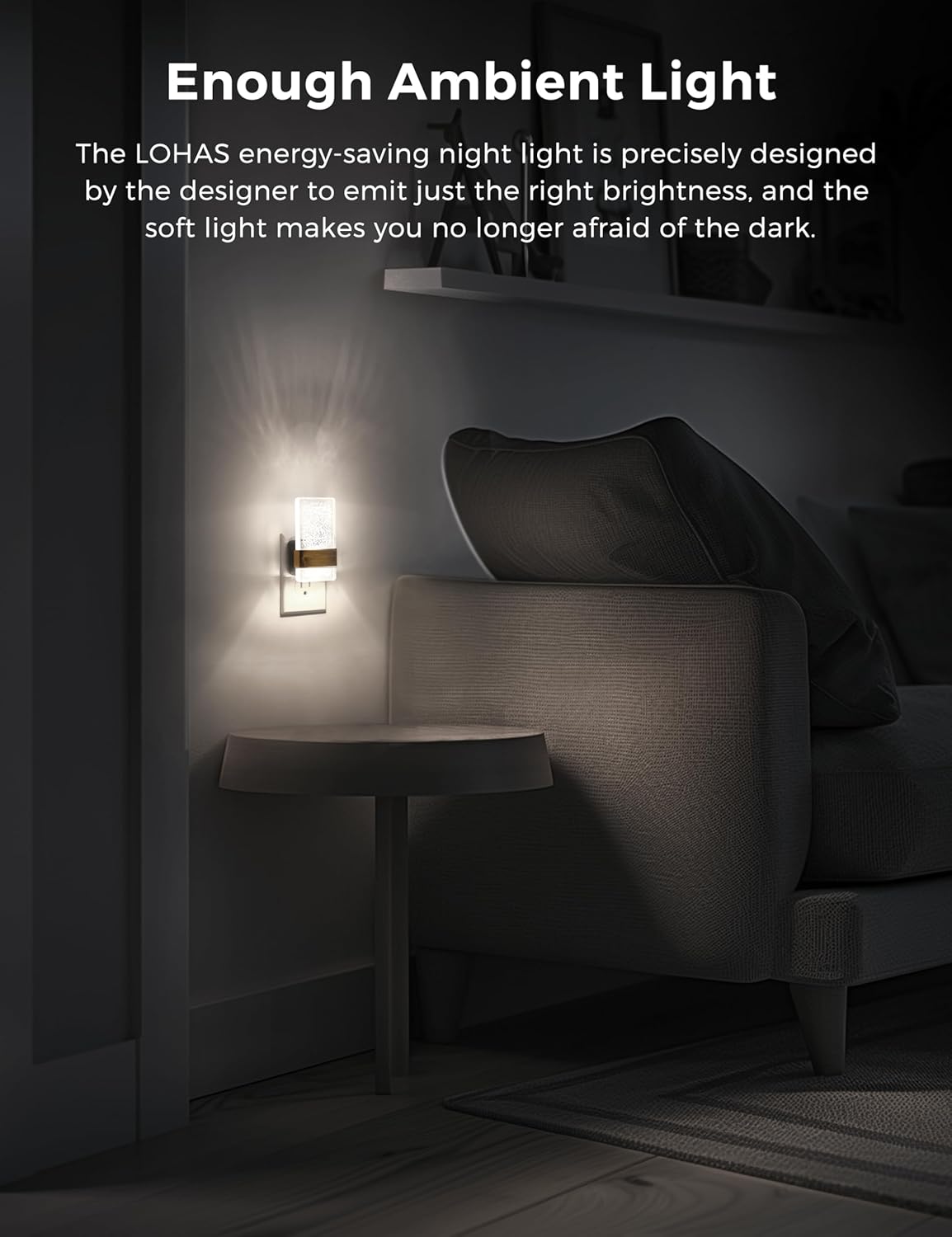 L LOHAS LED Night Light [2Pack], Night Lights Plug Into Wall, Decorative Night Lights with