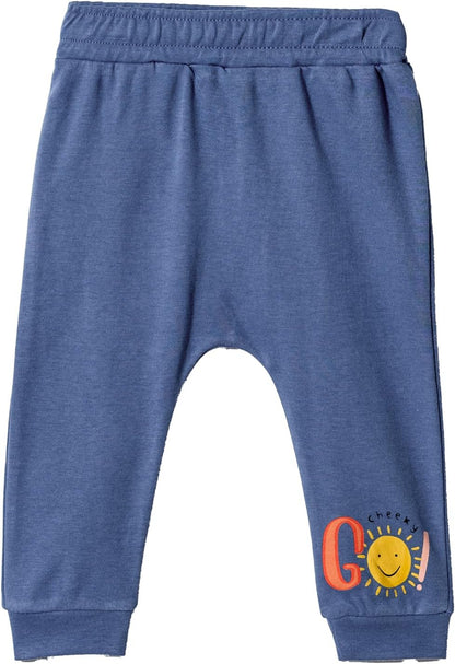 Toddler and Baby Unisex Pants 2-Pack -Baby Pants 0-3 Months to 18-24 Months Baby Cotton Sweatpants