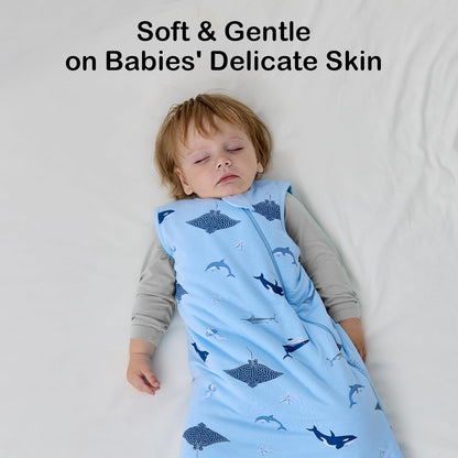 BubblePanda Rayon Made from Bamboo Sleep Sack 2t-3t 0.5 Tog Soft Lightweight Toddler Sleep Sack