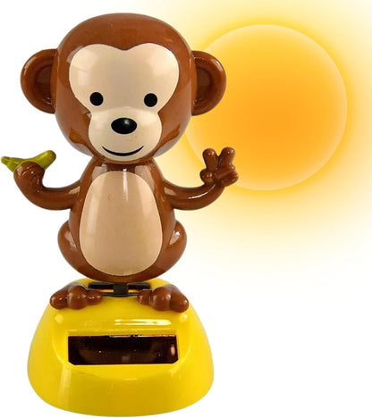 Killer's Instinct Outdoors Solar Powered Dance Monkey Figures – Solar Dancing Monkey Figurine Solar