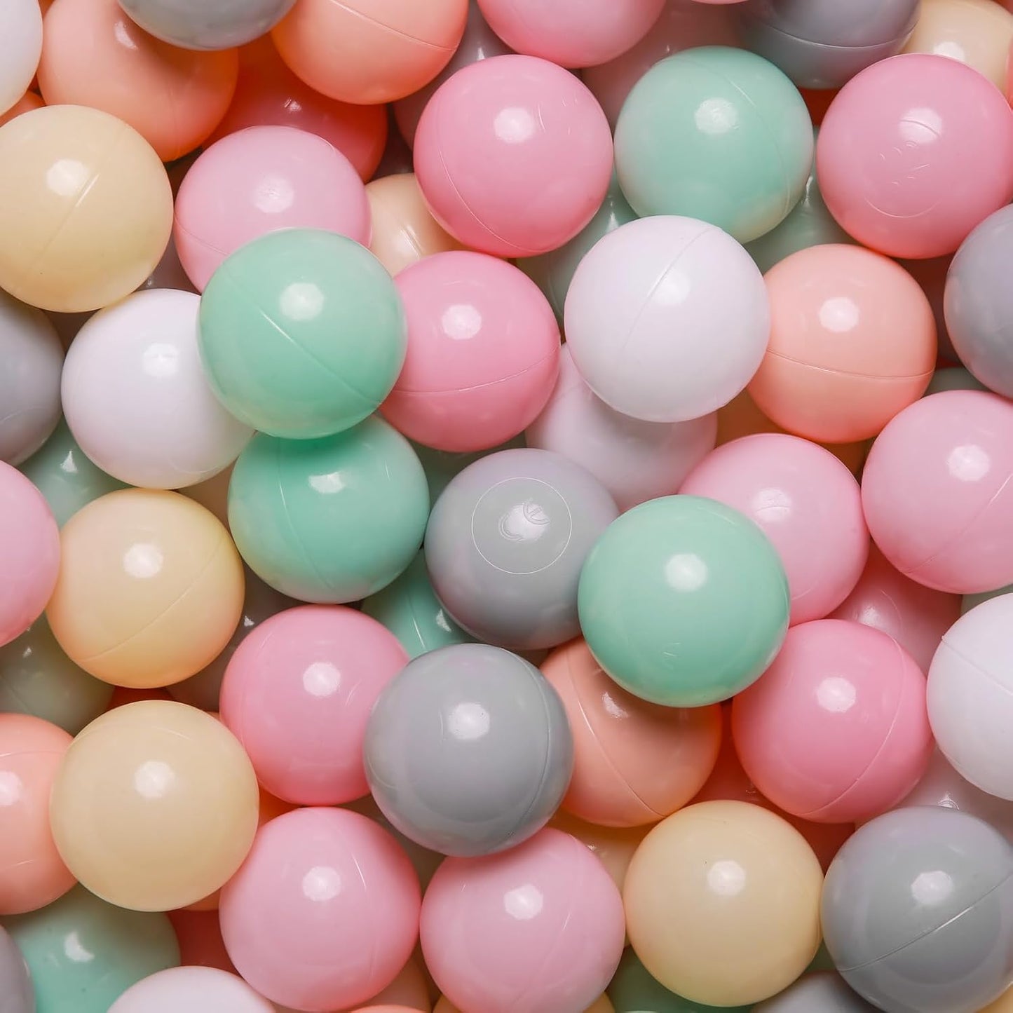 GOGOSO Balls for Ball Pit - Plastic Ball for Toddlers 1-3, Baby Kids Ball Pool Decoration 50 100