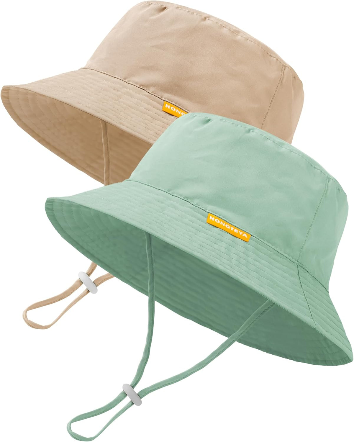 Baby Sun Hat Kids Summer UPF 50+ Toddler Bucket Hat Wide Brim Adjustable Beach Hats for Boys Girls