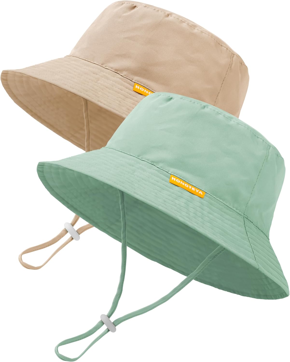 Baby Sun Hat Kids Summer UPF 50+ Toddler Bucket Hat Wide Brim Adjustable Beach Hats for Boys Girls