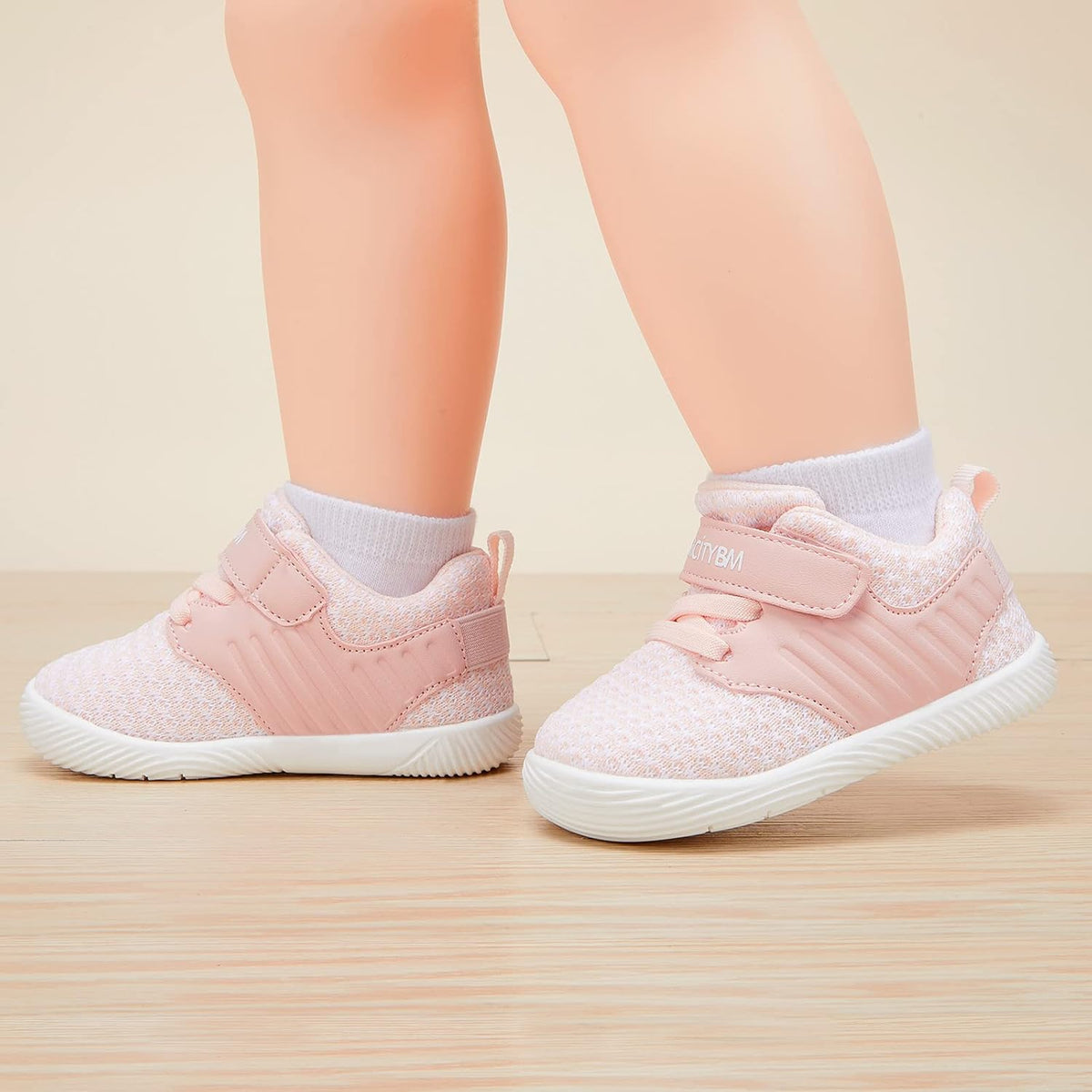 BMCiTYBM Baby Boy Girl Shoes Breathable Mesh Walking Shoes Lightweight Non-Slip Sneakers Infant