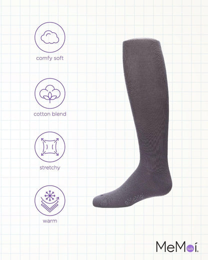 MeMoi Soft Pima Cotton Tights for Girls, Soft and Lightweight Opaque Tights for girls - Sizes 8 to