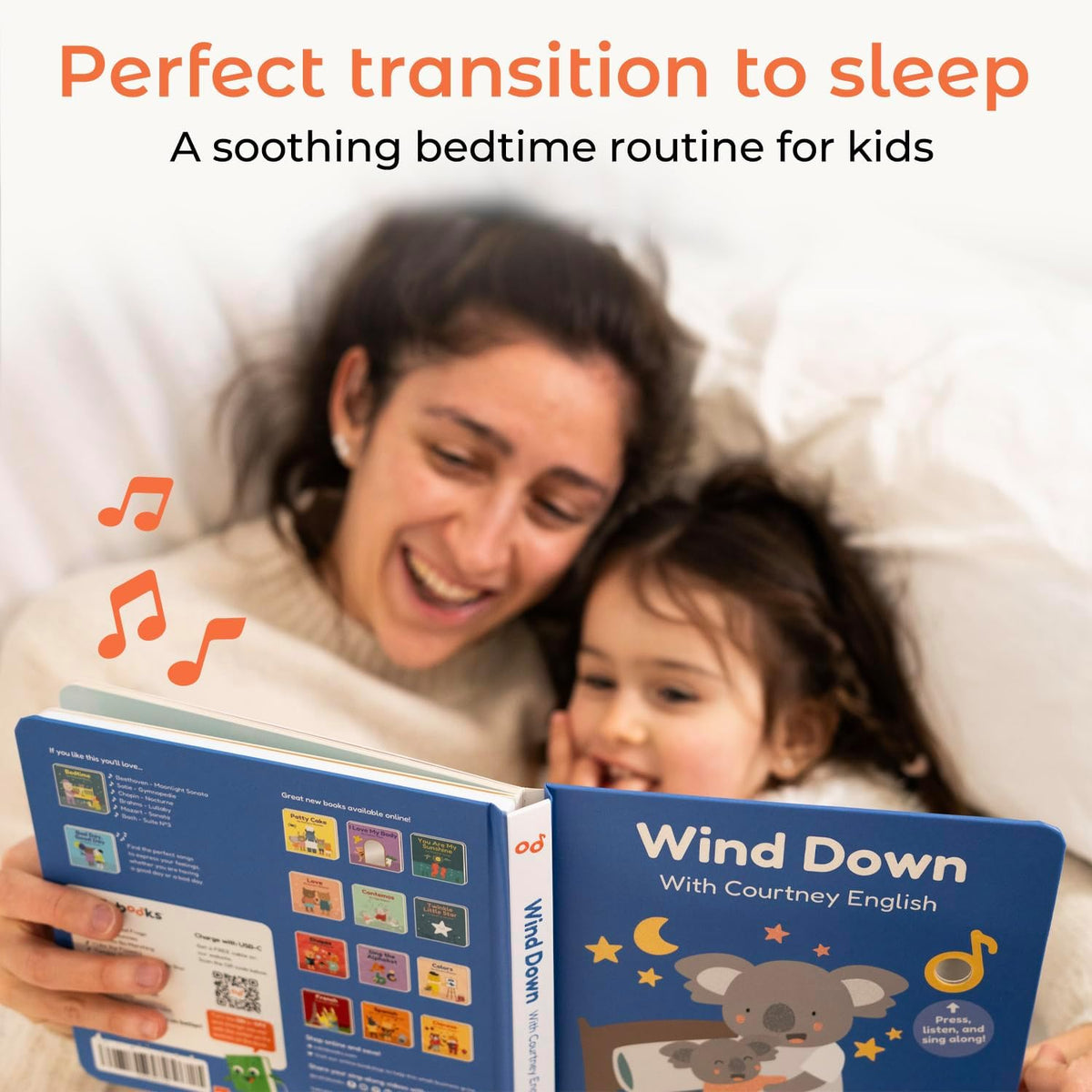 Cali’s Books Wind Down – USB-C Rechargeable Baby Book for Toddlers 1-3 | Expert-Designed Bedtime