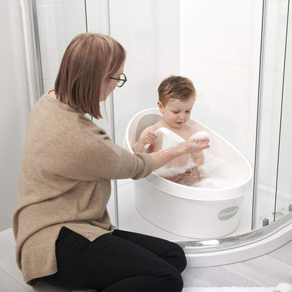 Toddler Bath Tub | Larger Bath for Bigger Kids at Bathtime | Includes Warm and Soft Foam backrest |