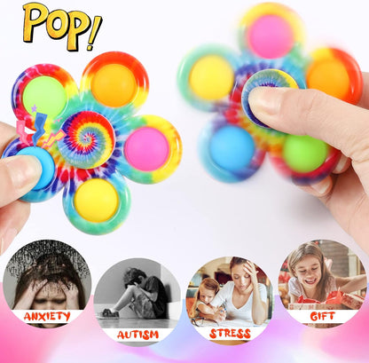 Gigilli 48 Pack Party Favors Fidget Spinners for Kids 4-8 8-12, Goodie Bags Stuffers for Kids 3-5