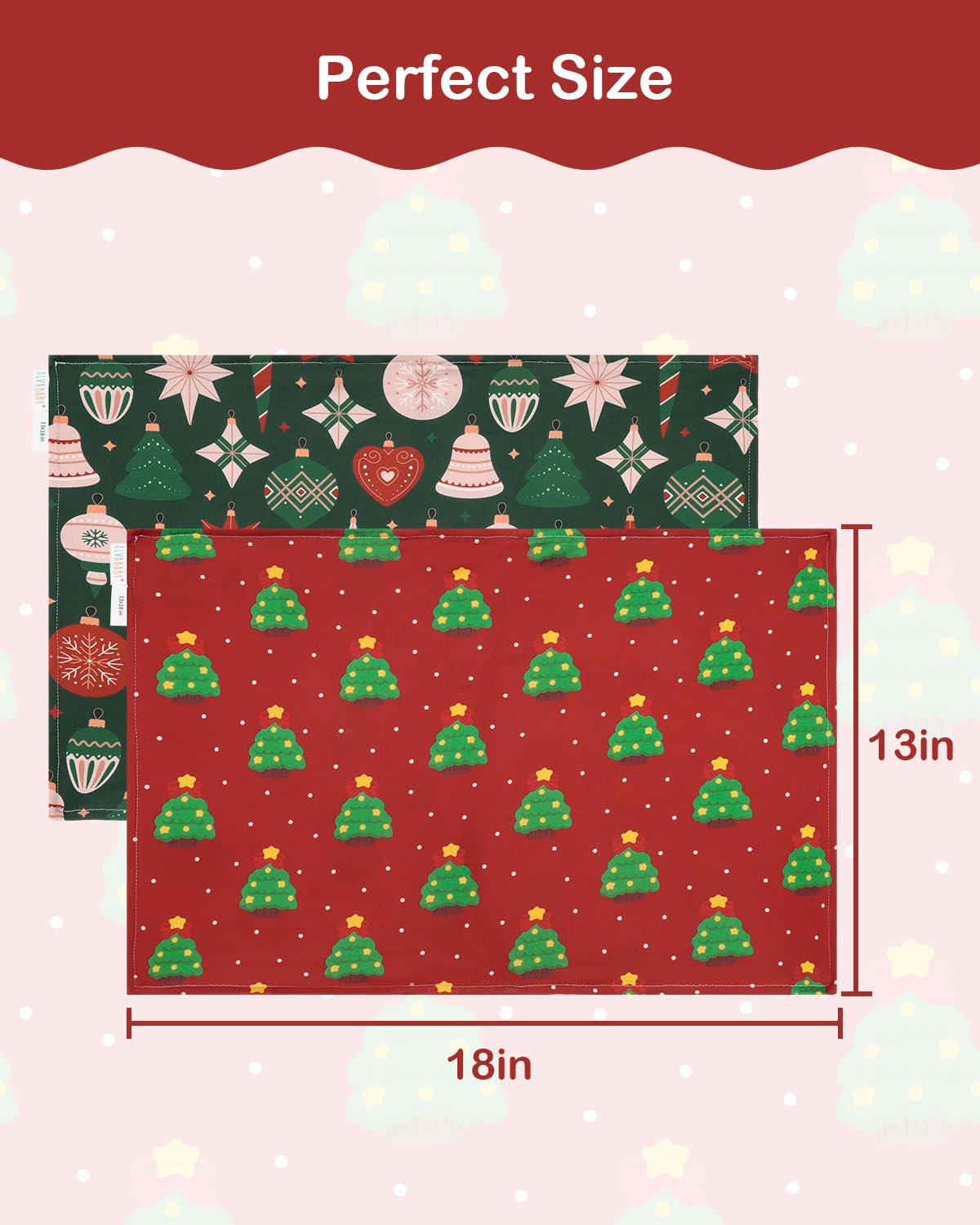 ALVABABY Toddler Pillowcases Stretchy Soft Kids Pillow Cover 2 Pack Fit 13"x 18" or 12"x16"
