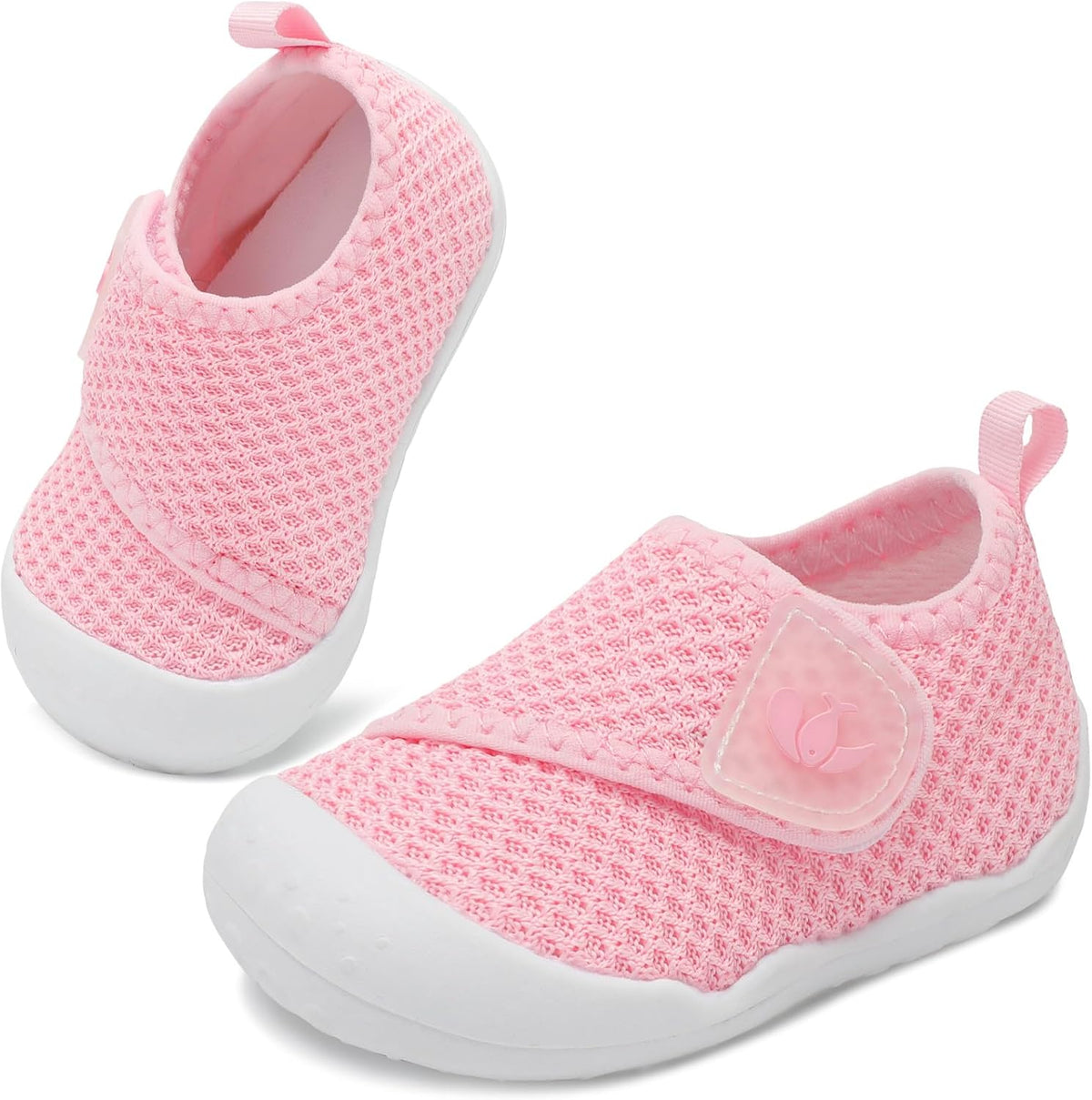 FEETCITY Baby First Walking Shoes Wide Baby Shoes Infant Sneakers Newborn Crib Shoe Barefoot