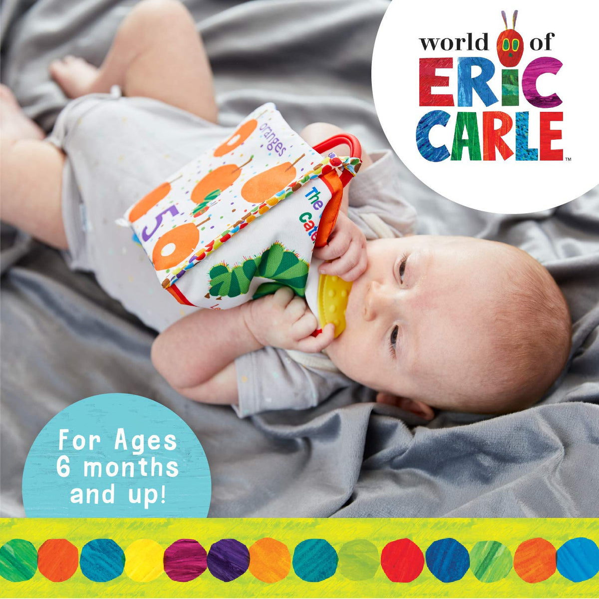 Let's Count Soft Book - World of Eric Carle the Very Hungry Caterpillar Baby on the Go Clip