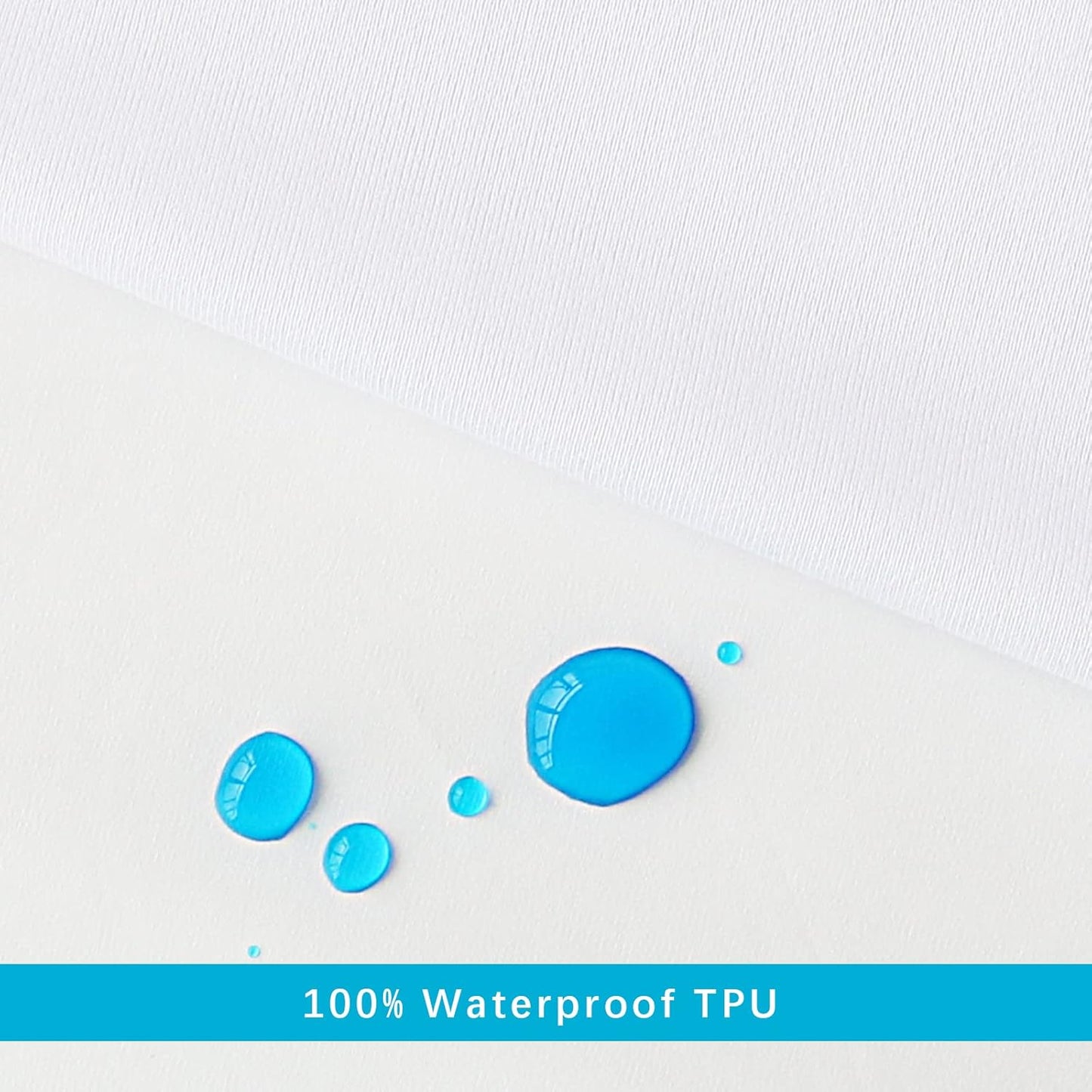 2 Pack Full Size Mattress Protector Waterproof, Noiseless & Soft Coverage Mattress Cover Fitted
