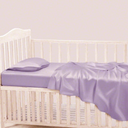 Organic Silk Baby Pillowcase with Zipper, Small 10"x13" Pillow Cover for Boys & Girls, Ideal for