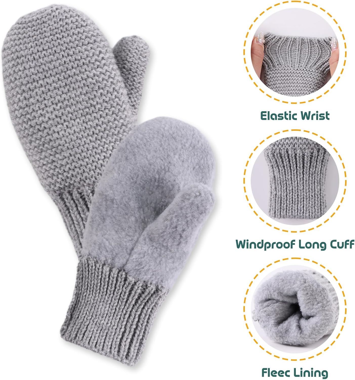 Basic Winter Baby Beanie Gloves Boys Girls Knitted Hat Pompom Kids Earflap Hats Warm Infant Toddler