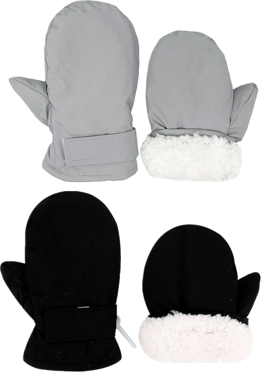Toddler Gloves Kids Mittens Winter Warm Lined Fleece Gloves Waterproof Snow Baby Mitten for Boys