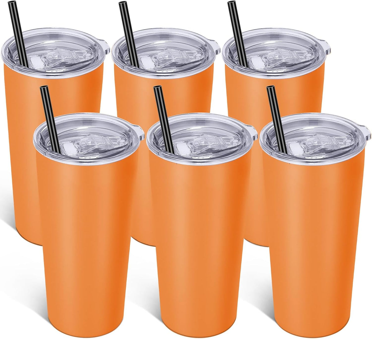 VEGOND 20oz Tumbler Stainless Steel Tumbler with Lid And Straw Vacuum Insulated Double Wall Travel