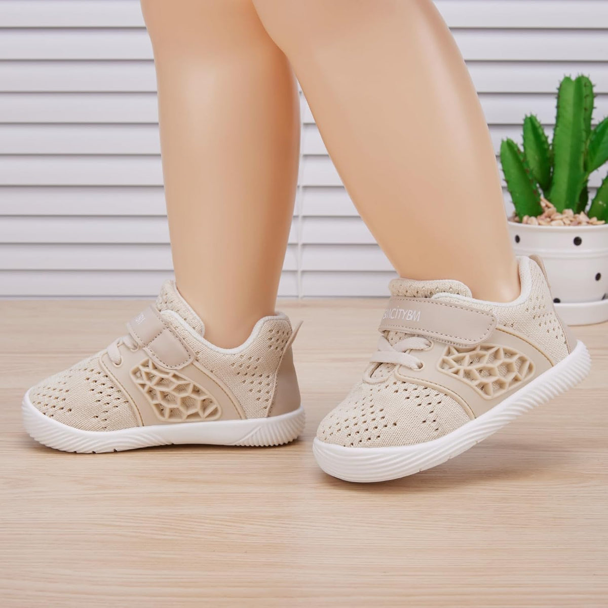 BMCiTYBM Baby Boy Girl Shoes Breathable Mesh Walking Shoes Lightweight Non-Slip Sneakers Infant