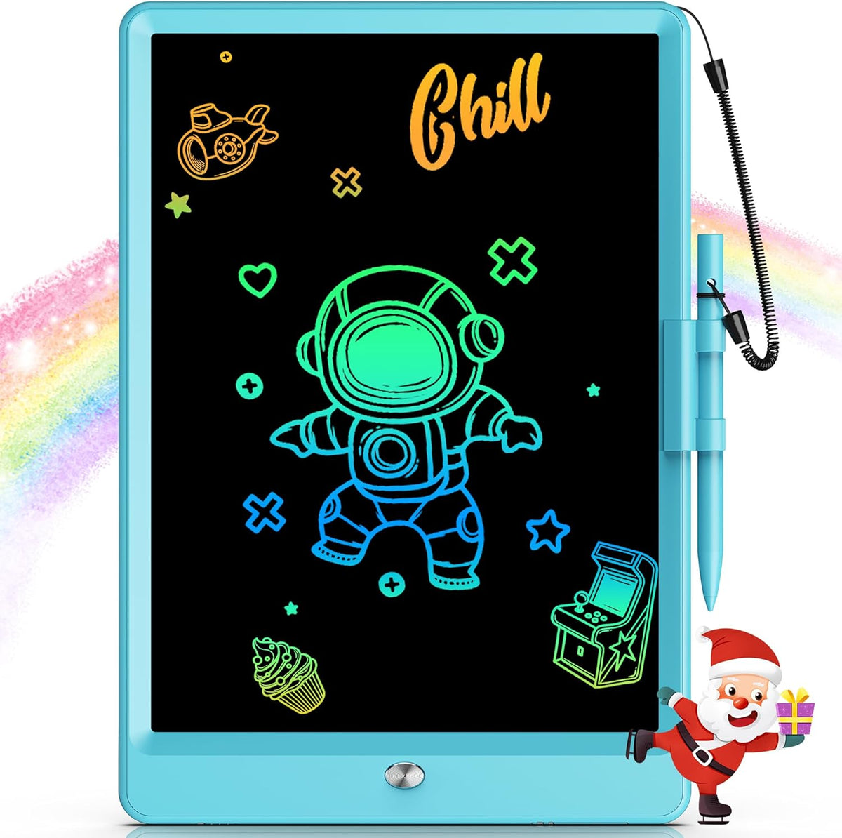 Bravokids Toys for 3-6 Years Old Girls Boys, LCD Writing Tablet 10 Inch Doodle Board, Electronic