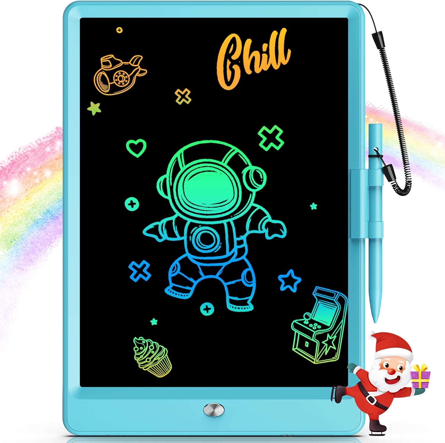 Bravokids Toys for 3-6 Years Old Girls Boys, LCD Writing Tablet 10 Inch Doodle Board, Electronic