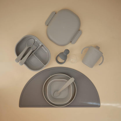 mushie Trainer Sippy Cup | Made in Denmark | Leak Resistant Twist-Off Lid & Handles | 6 Months +