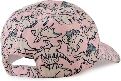 JANGANNSA Dinosaur Boys Girls Caps Embroidery Baby Baseball Caps Cotton Infant Toddler Kids Hat