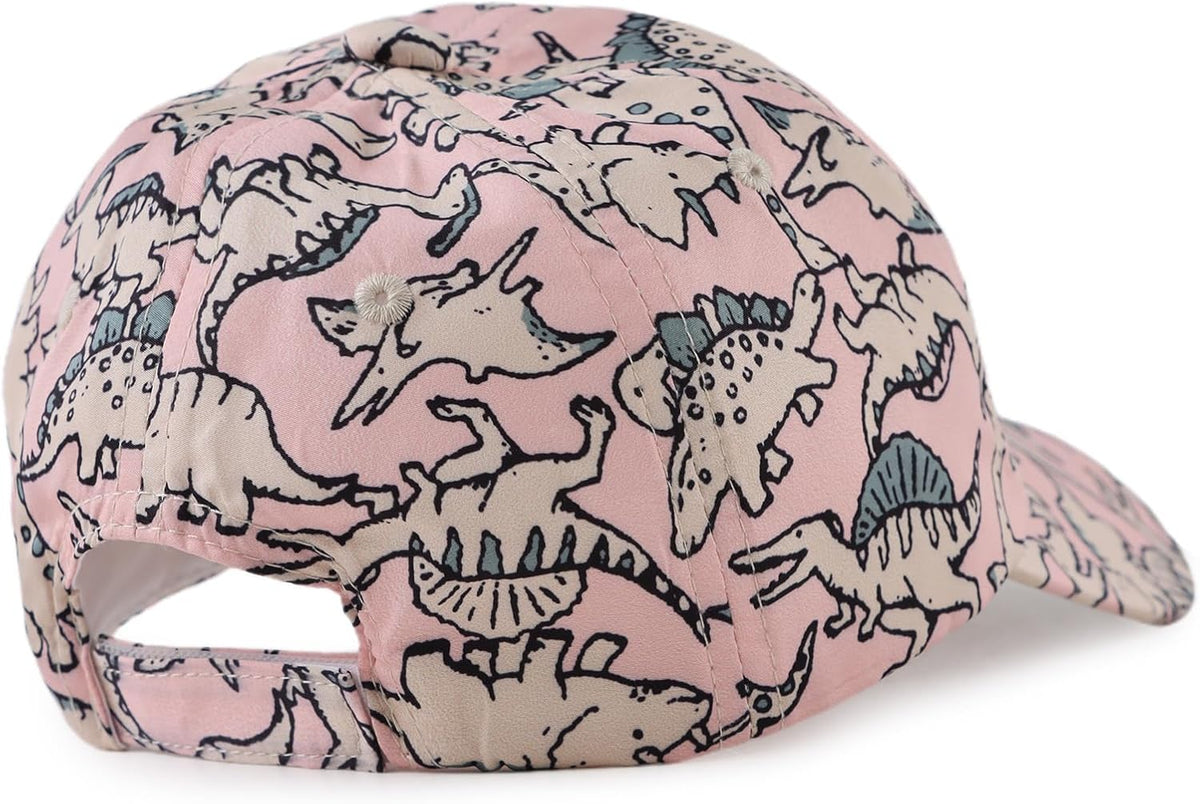 JANGANNSA Dinosaur Boys Girls Caps Embroidery Baby Baseball Caps Cotton Infant Toddler Kids Hat