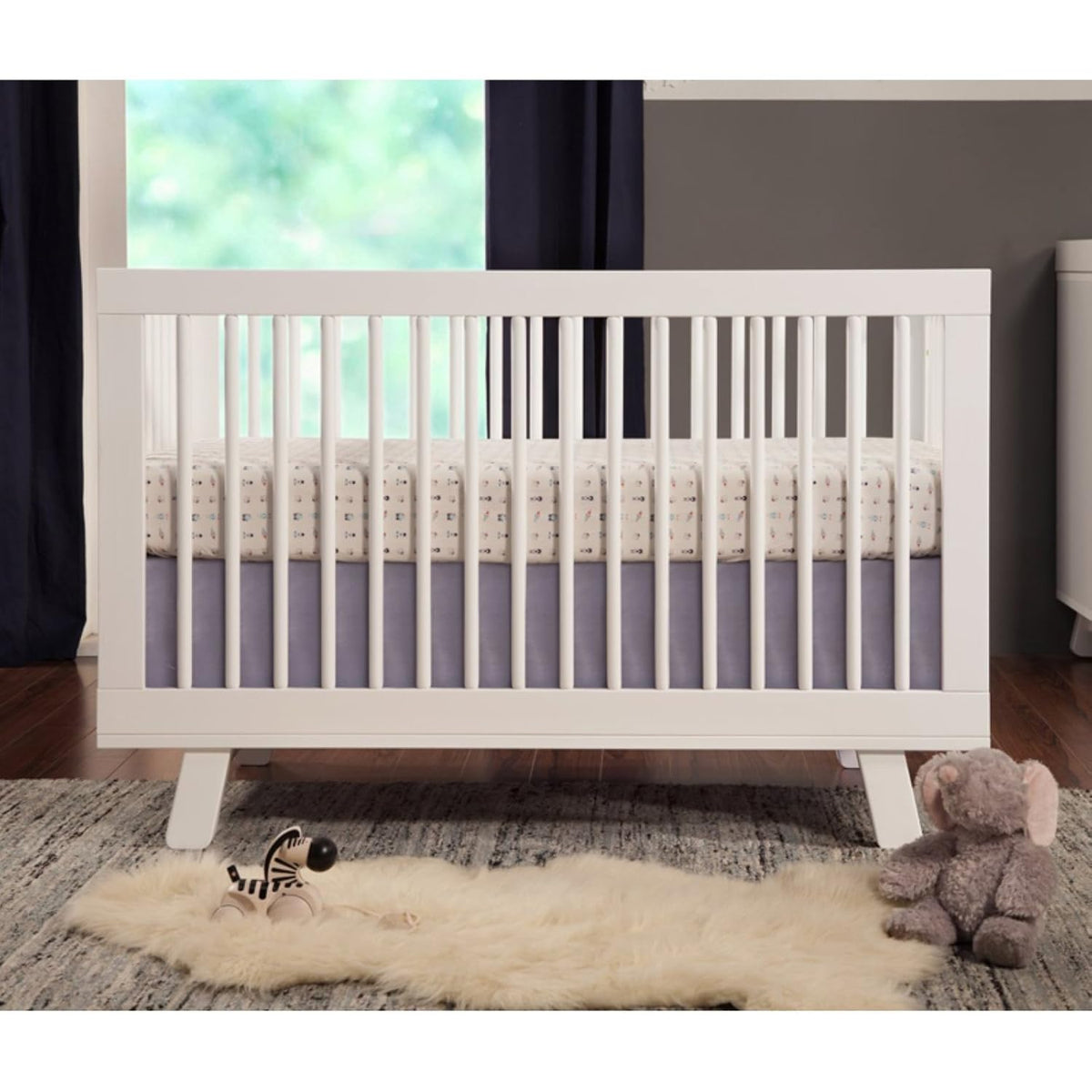 Babyletto Hudson 3-in-1 Convertible Baby Crib - GREENGUARD Gold Certified - Convertible Crib to
