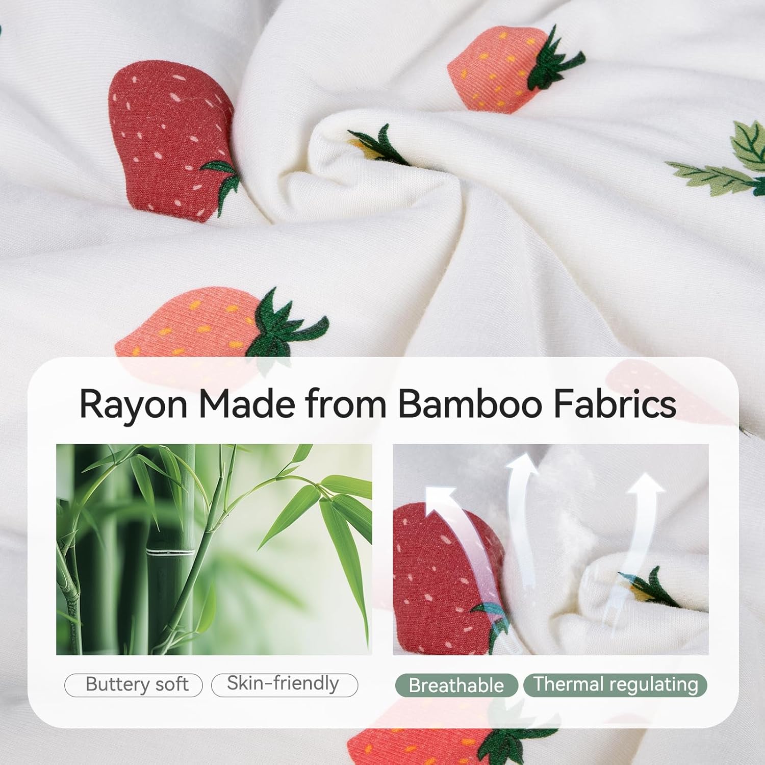 BubblePanda Rayon Made From Bamboo Baby Pajamas Baby Clothes for Boys Girls Unisex Zip-Front