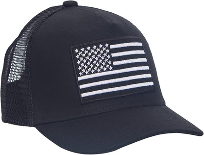 Baby Hats - Baseball Hat, Newborn Youth Flat Brim Mesh Trucker Surf Skate Bubba Bro Fitted Beach