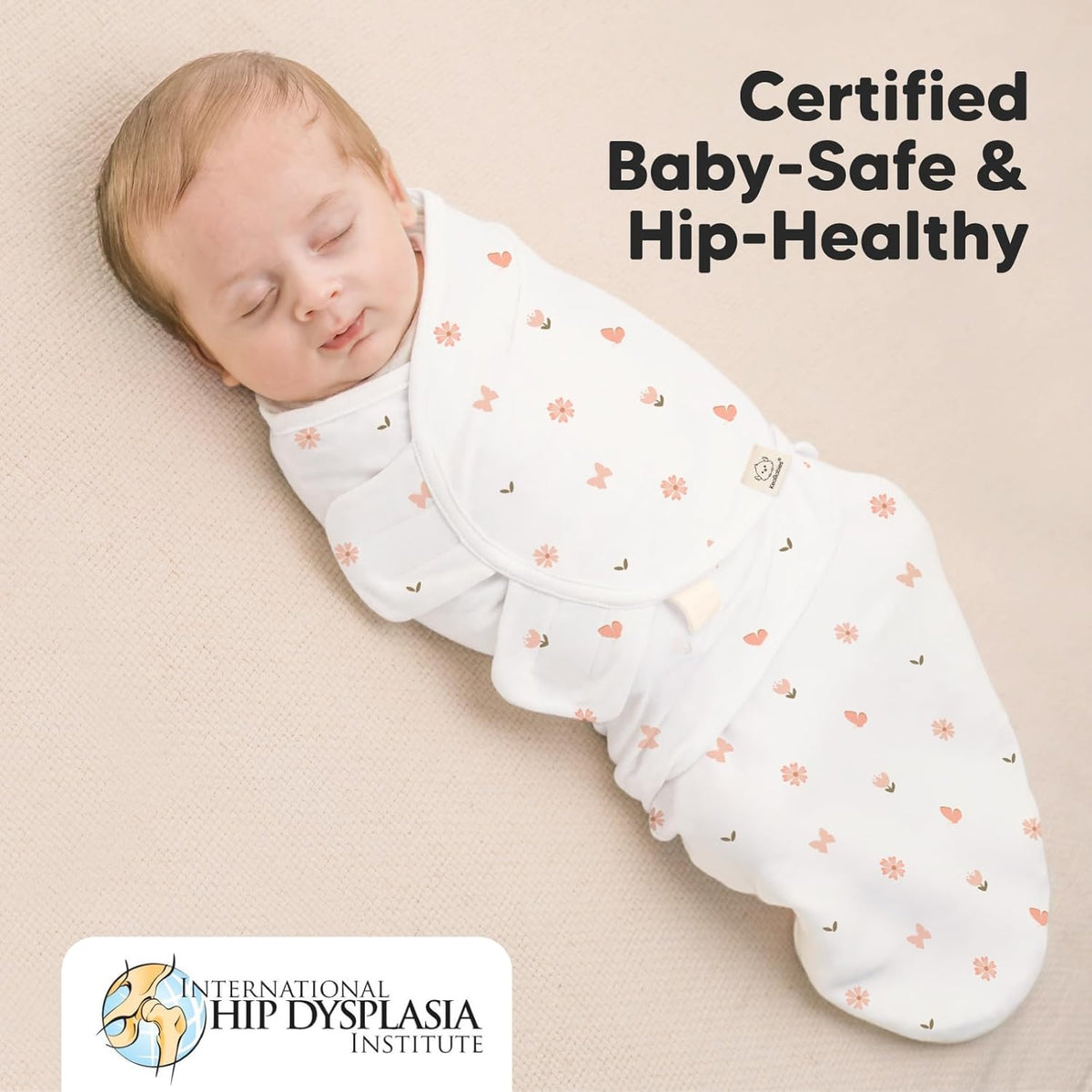 Baby Swaddle Sleep Sacks with Zipper - 3-Pack Swaddles for Newborns 0-3 Months, Infant, Baby Girls