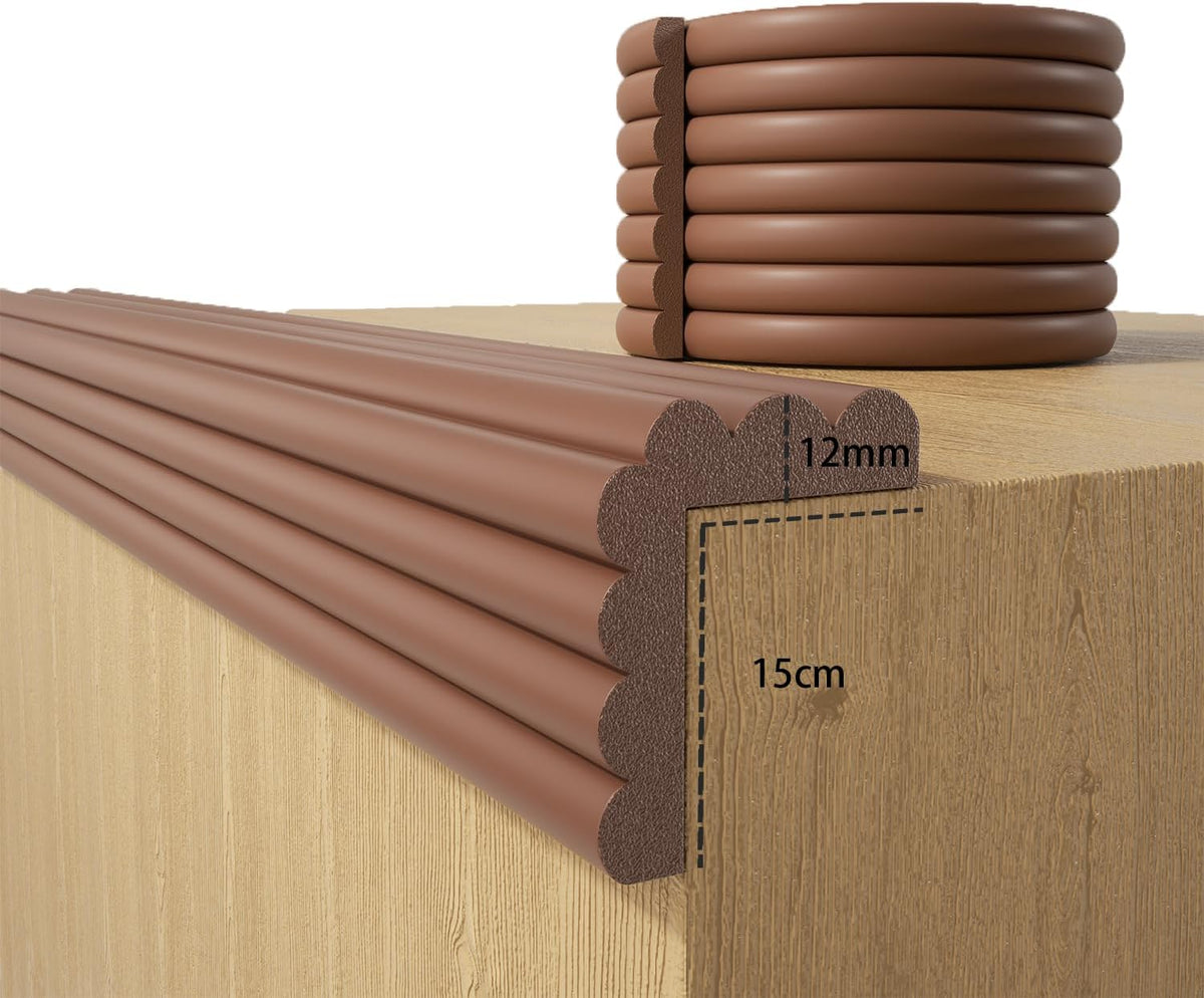 Baby Proofing Wall Corner Protector,Edge Guard Corner Protector,6.56ft Thinken Soft Corner