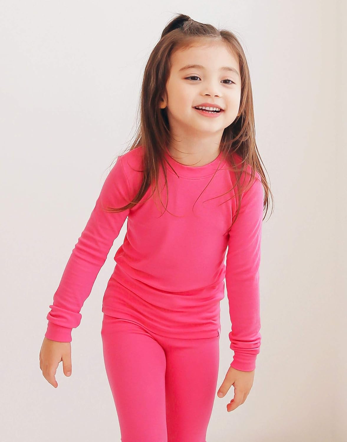 VAENAIT 6M-12Y Toddler Toddler Kids Toddler Girls Boys Soft Comfy Modal Tencel Solid Raglan