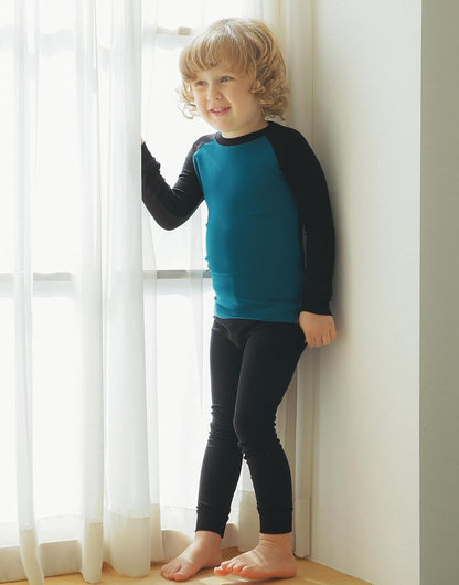 VAENAIT 6M-12Y Toddler Toddler Kids Toddler Girls Boys Soft Comfy Modal Tencel Solid Raglan