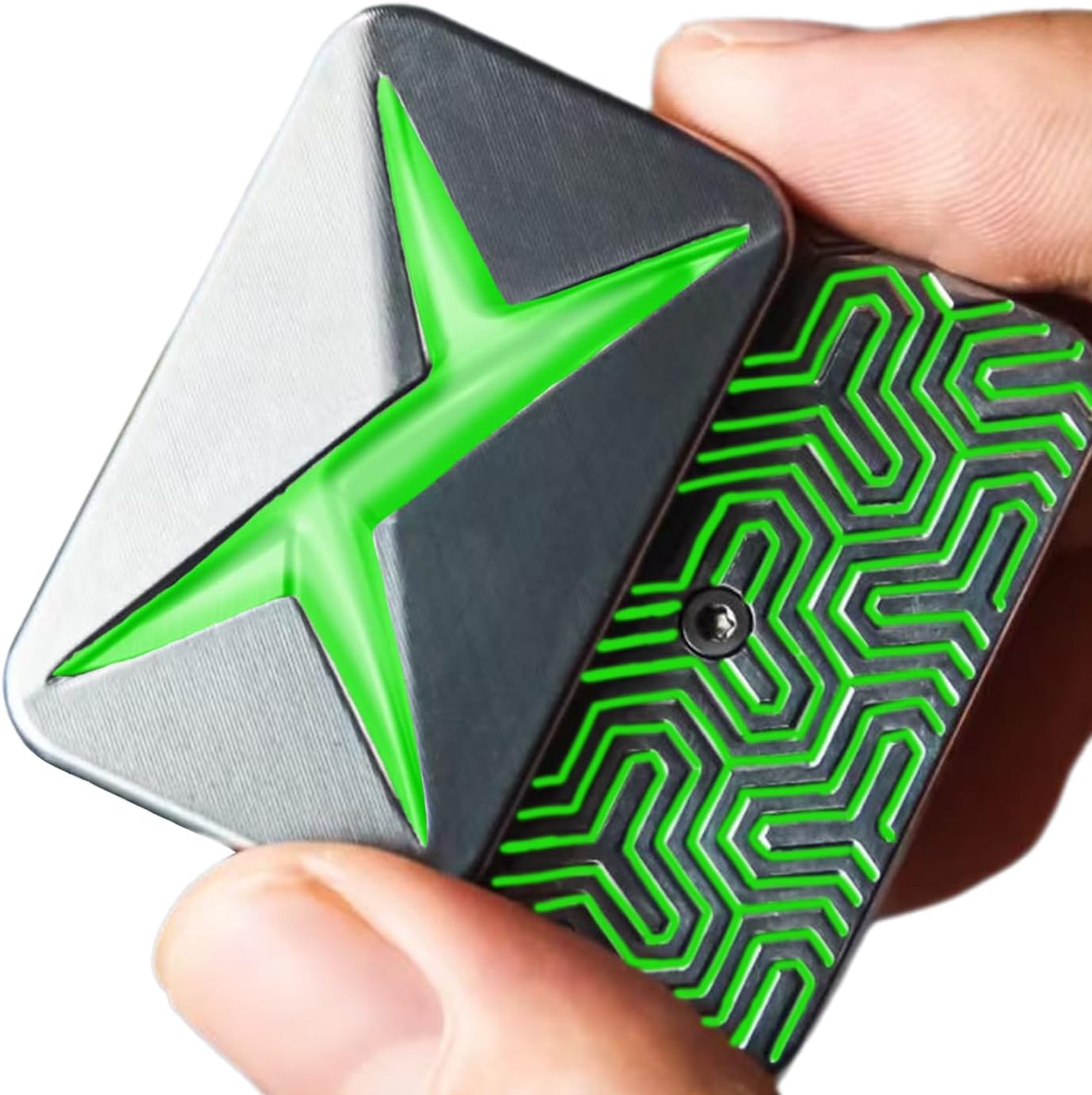Infinite Lightning Fidget Slider Luminous Metal Magnetic Fidget Toys Adults for Stress Relief