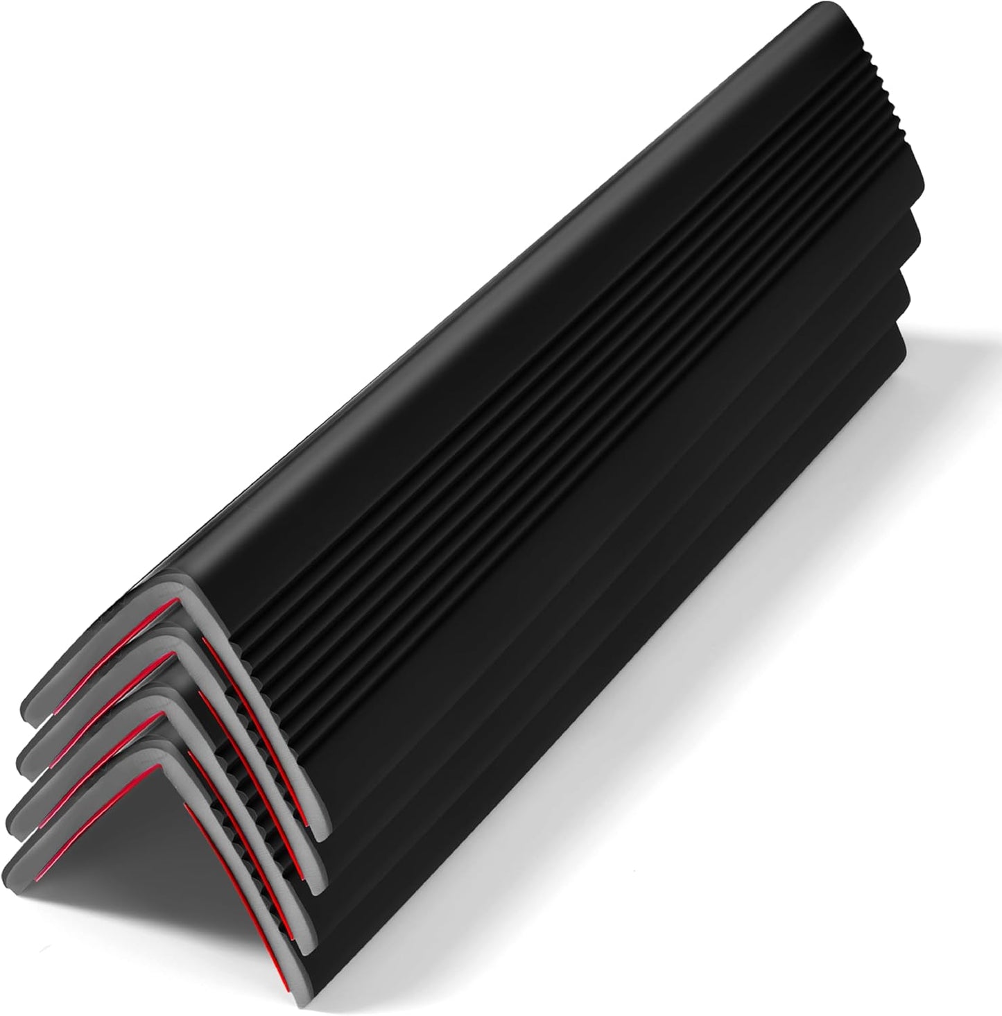 Wall Corner Protectors 4 Pack,1.57x1.57x23.62x0.12 inch PVC Double Side Proof Corner Guards for