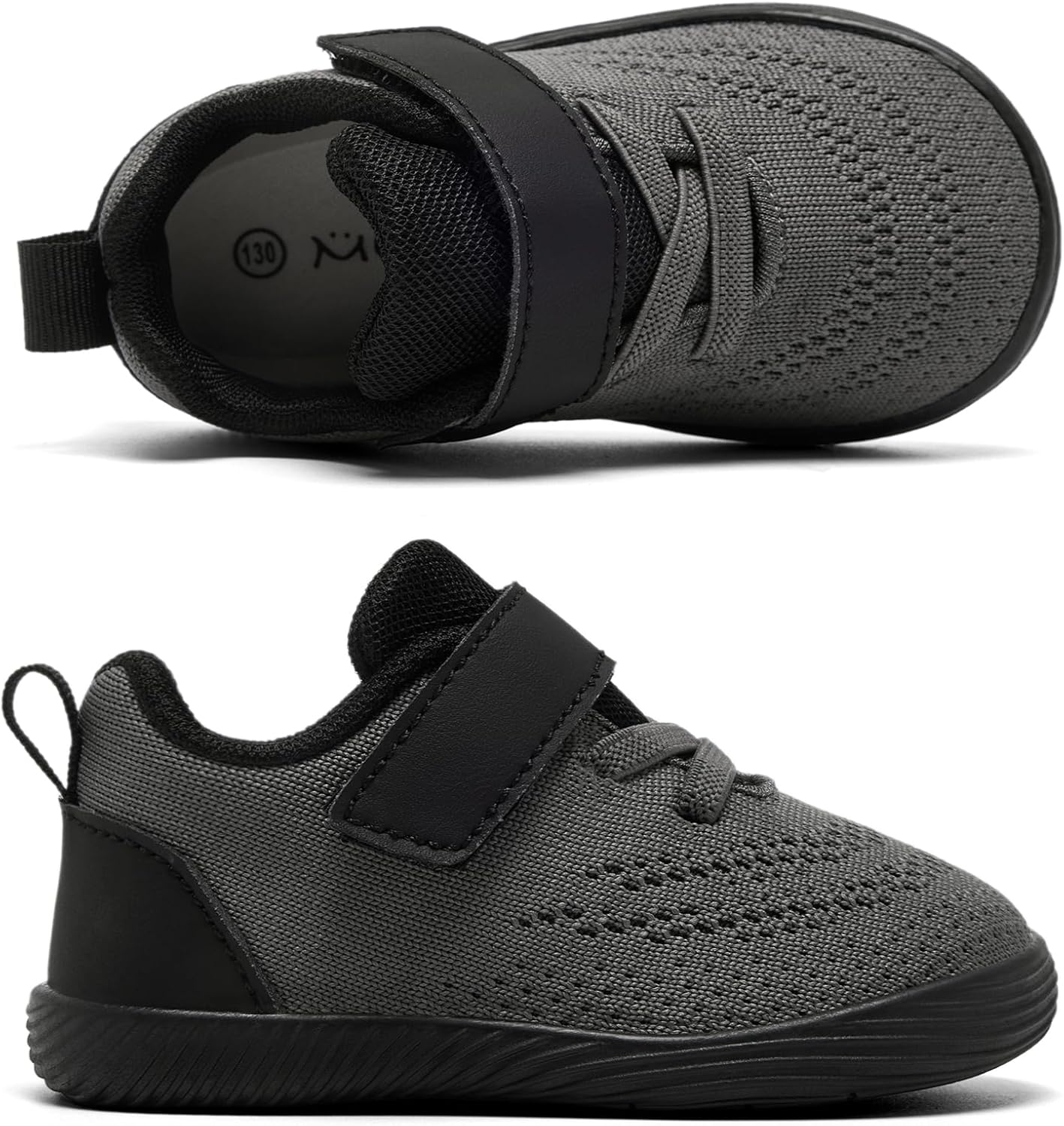 MORENDL Toddler Sneakers Baby Boys & Girls Barefoot Shoes Lightweight Breathable Walking Running