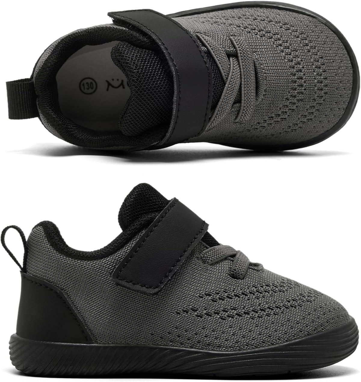MORENDL Toddler Sneakers Baby Boys & Girls Barefoot Shoes Lightweight Breathable Walking Running