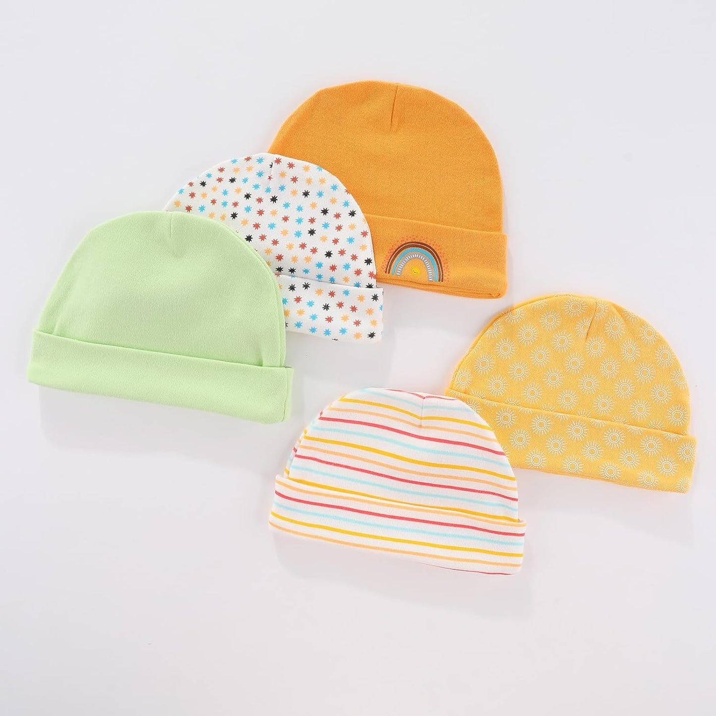 Baby Hats Mittens and Socks Set Cotton Newborn Hat Beanie Soft Infant Girls Boys Caps Gloves 0-6