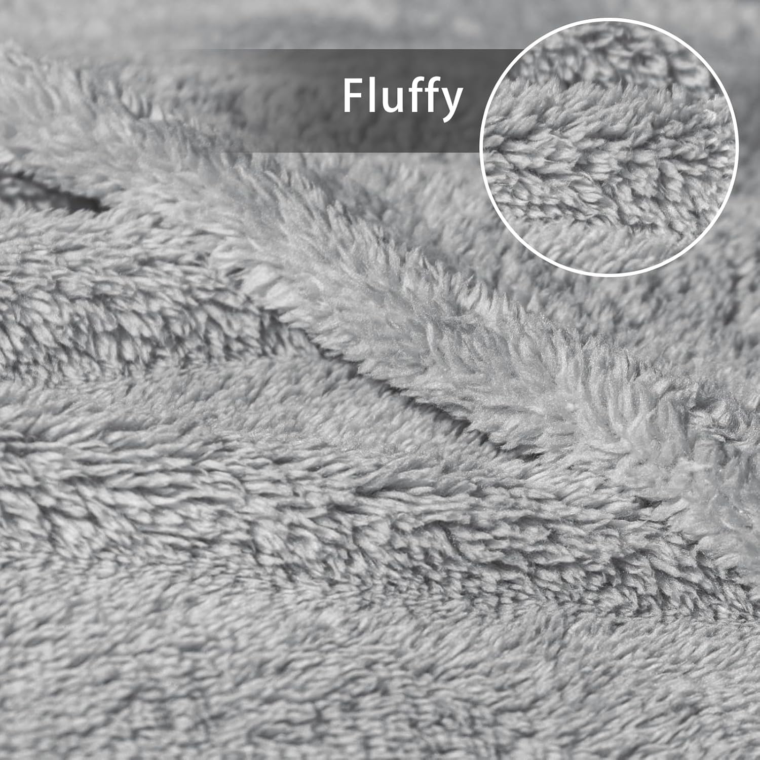 Exclusivo Mezcla King Size Flannel Fleece Blanket, Super Soft Velvet Plush Bed Blanket, Fuzzy Cozy
