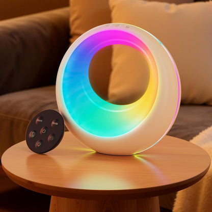 Nursery Night Light for Baby, Magic Moon Lamp for Kids and Adult 7 Lighting Colors & 9 RGB Modes