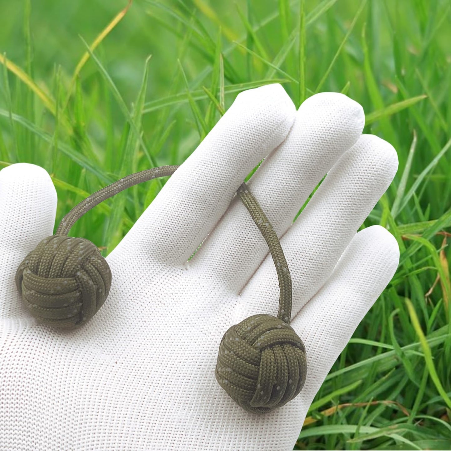 Fidget Beads Skill Toys, Fidget Toys, Parachute Cord and Steel Beads Handmade Fidget Beads