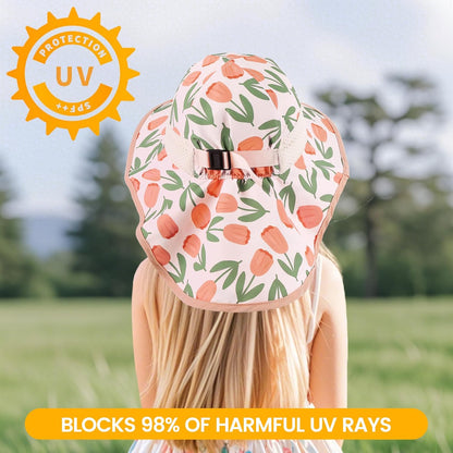 Baby Sun Hat with Neck Flap for Sun Protection Toddler Beach Hat UPF 50+ Outdoors 0-6 Years Boys