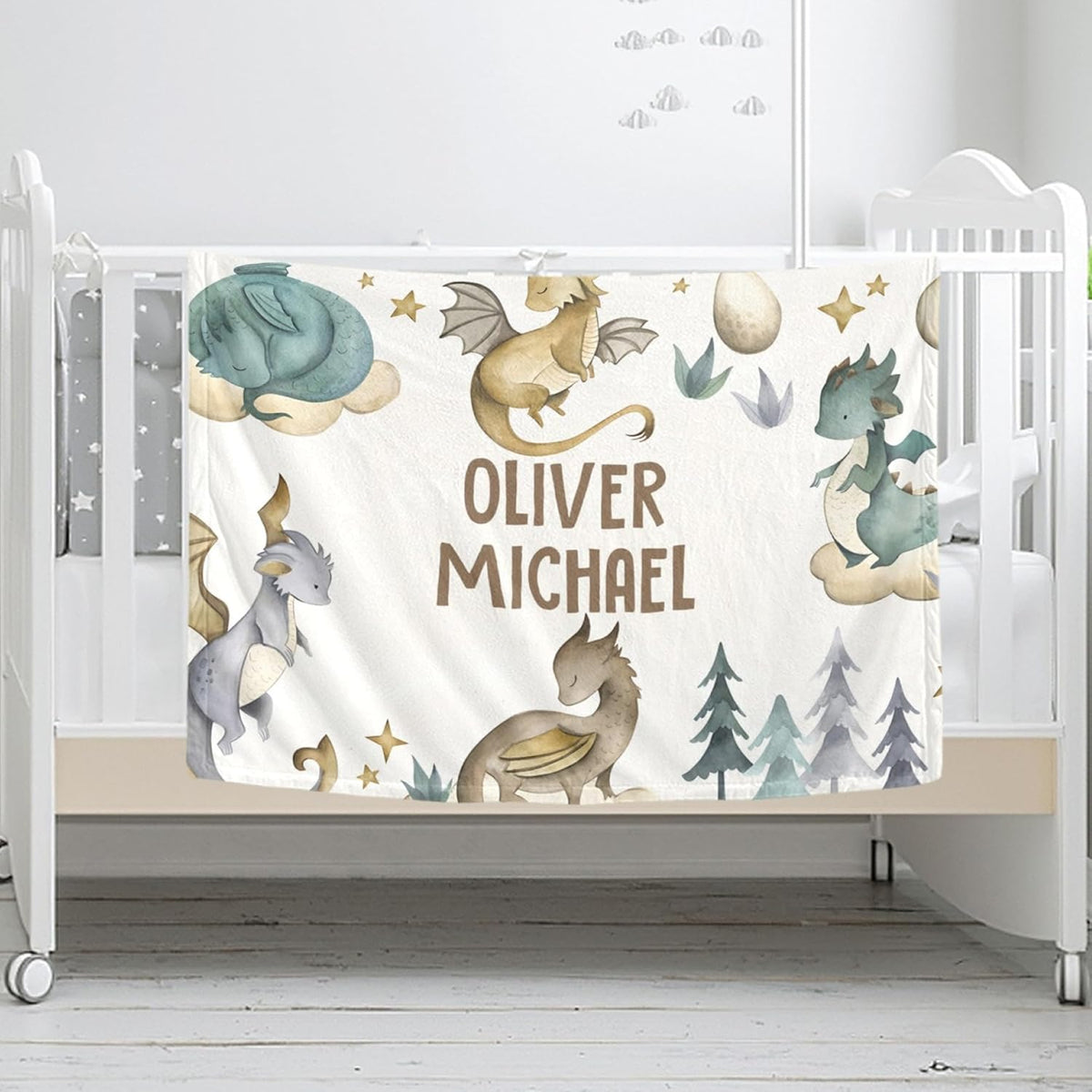 Personalized Baby Blanket, Custom Baby Blanket with Name, Customize Baby Blanket for Baby Girl or