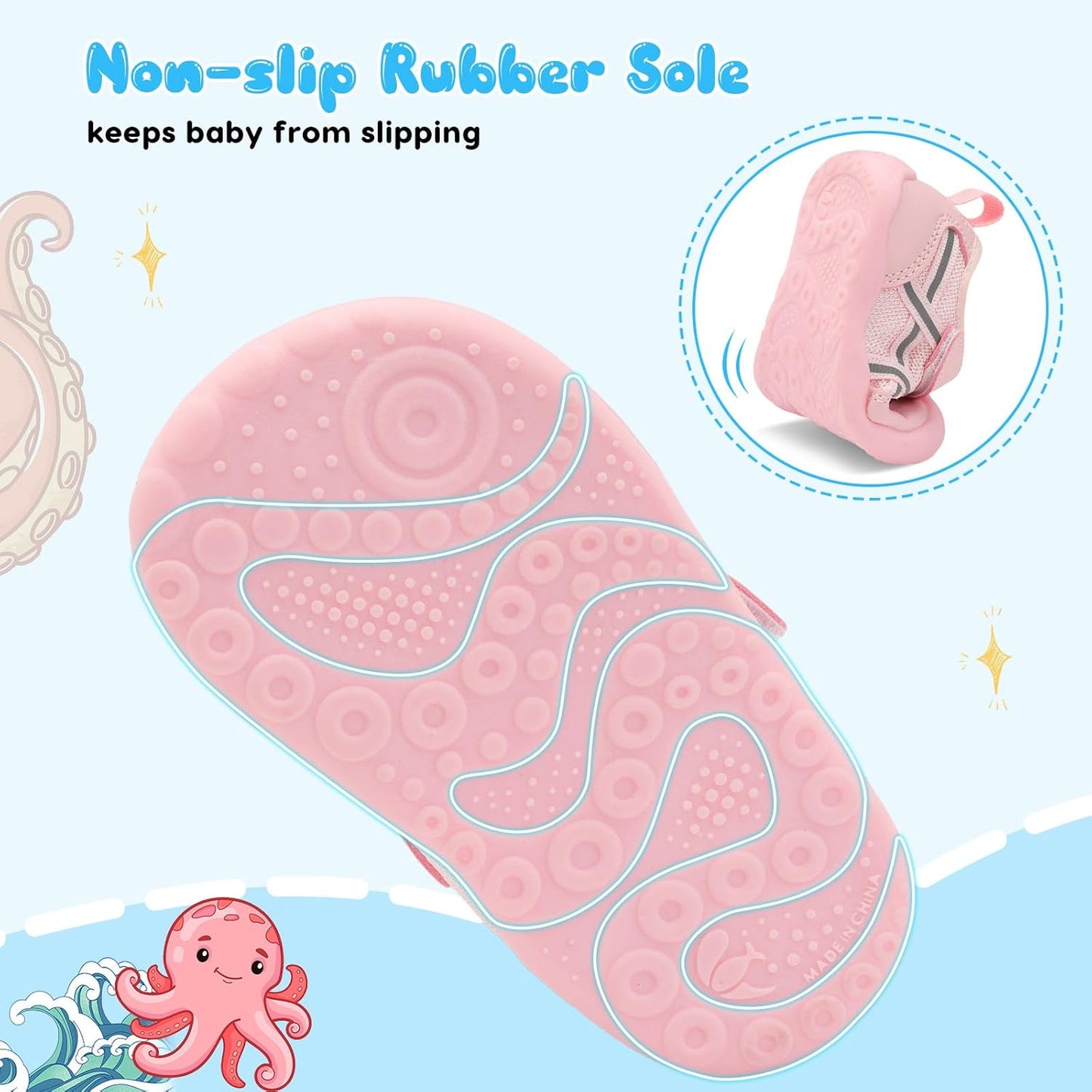 Scurtain Baby Shoes Boy Girl First Walking Shoe Infant Crib Breathable Sneakers Lightweight