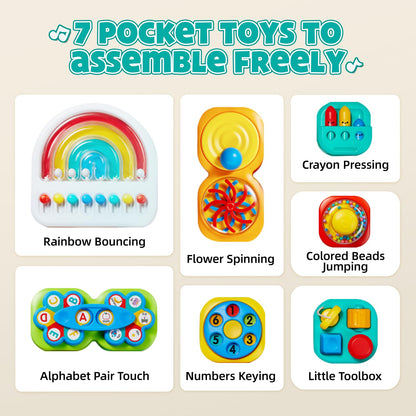 auby Busy Board 3.0 Detachable & Assemblable Toy for Toddlers 1+