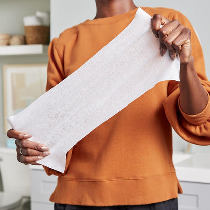 McKesson Washcloth Wipes for Adults, Unscented (12 Pack, 576 Washcloths) Disposable Wash Cloths for