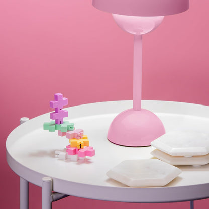 Plus-Plus - HEXEL Bubblegum - Fidget Sensory Puzzle Toy - Travel Friendly, Quiet Stress and Anxiety