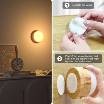 Kintion Night Light, Dimmable 8 Color Portable LED Night Light, 1800mAh Rechargeable Nursery Light